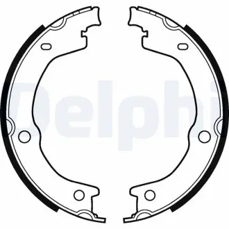 Комлект тормозных накладок Delphi LS2118