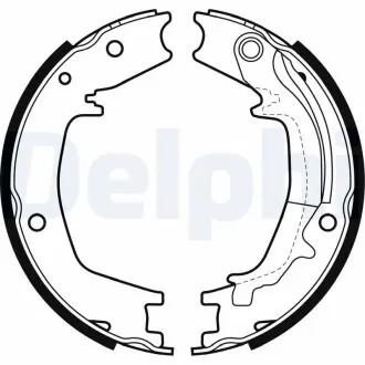 Комлект тормозных накладок Delphi LS1985