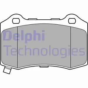 Гальмівні колодки, дискові Delphi LP3676