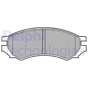 Гальмівні колодки, дискові Delphi LP0670 (фото 1)