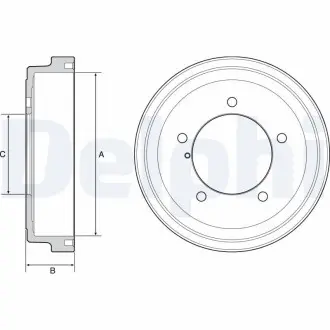 Тормозный барабан Delphi BF531