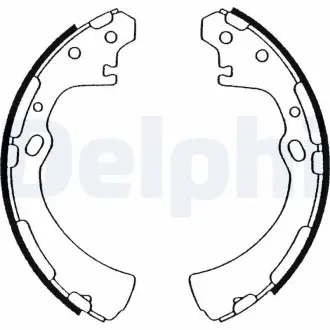 Гальмівні колодки, барабанні Delphi LS1505