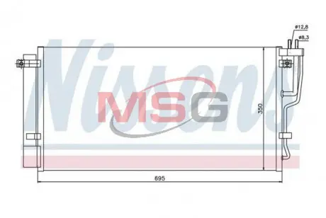 Конденсатор NISSENS 94992