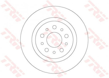 Гальмівний диск TRW DF6714 (фото 1)
