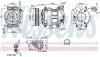Компресор кондиціонера NISSAN Qashqai 1.5D 07- NISSENS 890742 (фото 6)