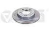 Диск тормозной задний Audi A3, TT /Skoda Octavia I /VW Golf IV, Bora (96-10) (66 66151730201