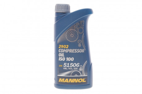 Олива компресорна Compressor Oil ISO 100 (1 Liter) Mannol - SCT 2902-1