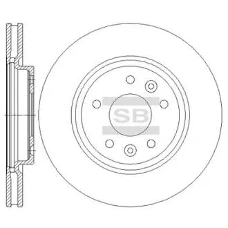 Диск гальмівний Hi-Q (SANGSIN) SD4251