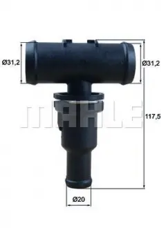 Термостат системи охолодження (75°C, в корпусі) AUDI A3 SKODA YETI VW BEETLE, GOLF V, GOLF VI, JETTA IV 1.8/2.0 09.04-12.17 BEHR TH5375