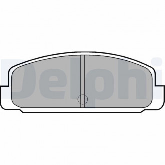 Комплект тормозных колодок Delphi LP401