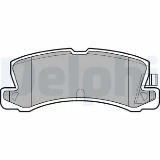 Комплект тормозных колодок Delphi LP611