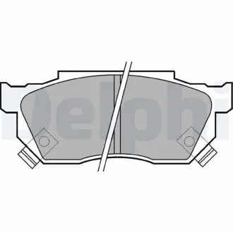 Гальмівні колодки, дискові Delphi LP445