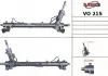 Рулевая рейка с ГУР новая VOLVO C30 06-,S40 II (MS) 04-,V50 (MW) 04- VO215
