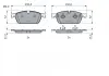 Гальмівні колодки дискові MERCEDES GL/GLE/GLS/ML \&#039;\&#039;F \&#039;\&#039;11&gt;&gt; BOSCH 0986494962 (фото 5)