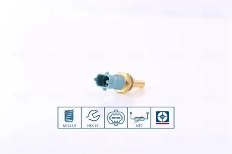 Датчик, температура охолоджуючої рідини NISSENS 207019