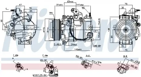 Компресор кондиціонера First Fit NISSENS 890816