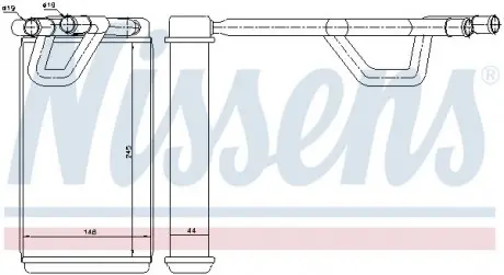 Теплообменник NISSENS 72208