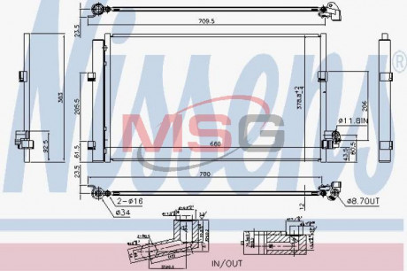 Конденсатор NISSENS 940748 (фото 1)