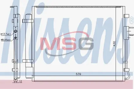Конденсатор NISSENS 940727