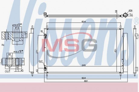 Конденсатор NISSENS 940489 (фото 1)