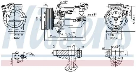 Компрессор NISSENS 890042