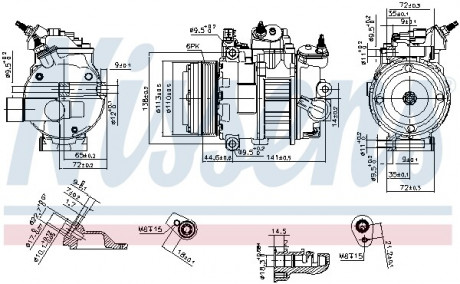 Компрессор NISSENS 890250