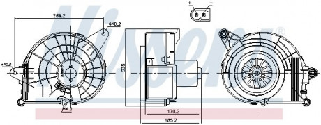 Вентилятор NISSENS 87500