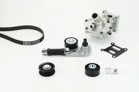 Комплект (ремінь+ролики+помпа) Contitech 6PK1642WP2