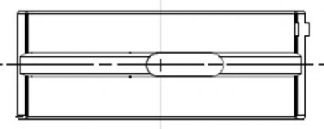 Вкладыши коренные STD (1 шея) DAF MX300/340/375/265 MAHLE KNECHT 213 HL 21652 000