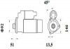 Стартер, 24V 5,50KW Z12 MAHLE KNECHT MS 886 (фото 2)