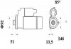 Стартер 24V 7.0KW 11Z MAHLE KNECHT MS 905 (фото 2)