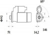 Стартер MAHLE KNECHT MS 754 (фото 2)