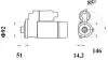 Стартер MAHLE KNECHT MS 754 (фото 2)