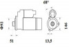 Стартер MAHLE KNECHT MS 778 (фото 2)