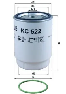 Фильтр MAHLE KNECHT KC 522D (фото 1)