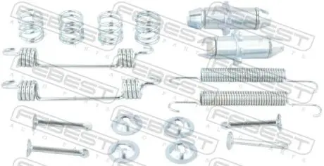 Монтажний комплект барабанних колодок FEBEST 1204-TUC2WDR-KIT