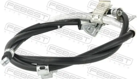 ТРОС РУЧНОГО ГАЛЬМА ПРАВИЙ FEBEST 04100-KKRH (фото 1)