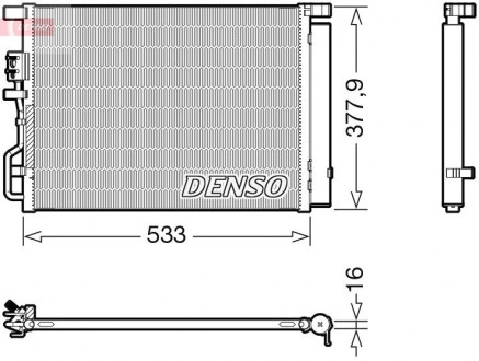 Радіатор кондиціонера DENSO DCN41018