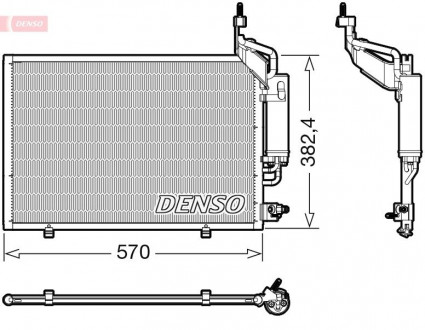 Радіатор кондиціонера DENSO DCN10050