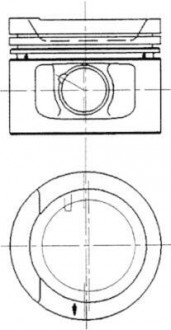 Поршень KOLBENSCHMIDT 90942600