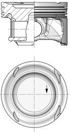 Поршень KOLBENSCHMIDT 40862600