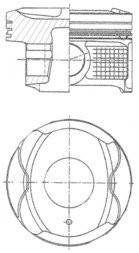 Поршень KOLBENSCHMIDT 41250600