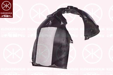 Обшивка бризговика пластикова KLOKKERHOLM 6614388A1