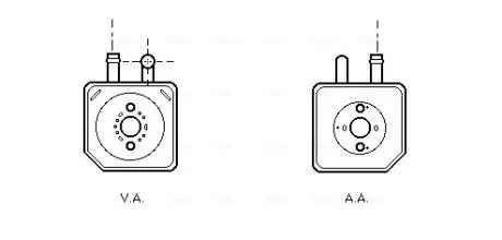 Охолоджувач оливи AVA COOLING VN3082