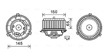 Электродвигатель AVA COOLING OL8674