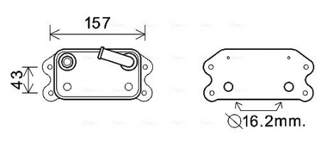 Теплообменник AVA COOLING VO3169