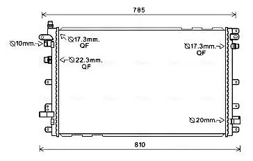 Теплообменник AVA COOLING OL2653