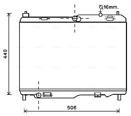 Теплообменник AVA COOLING FD2442 (фото 1)