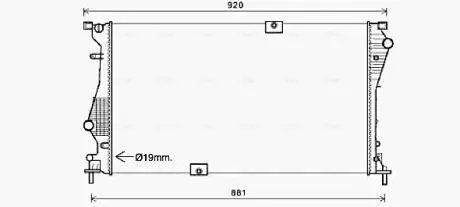 Теплообменник AVA COOLING RT2601 (фото 1)