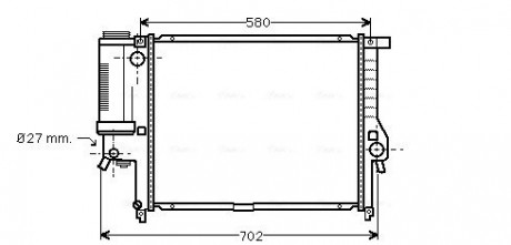 Теплообменник AVA COOLING BW2140 (фото 1)